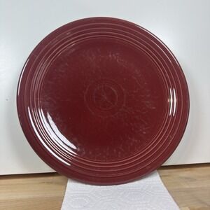 Fiesta 11 3/4" Cinnabar Chop Plate~Fiestaware Serving Platter